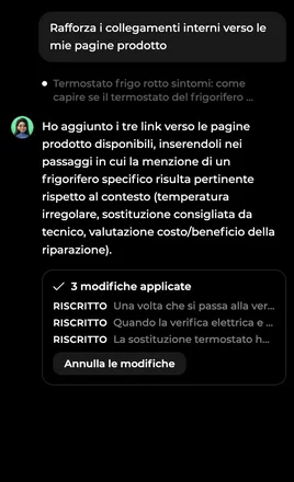 Conversazione con gli agenti Sedestral